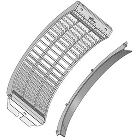 Aftermarket AH205259 New Combine Wide Spaced Front Concave Fits John Deere 9650STS 9660STS + COT30-0011